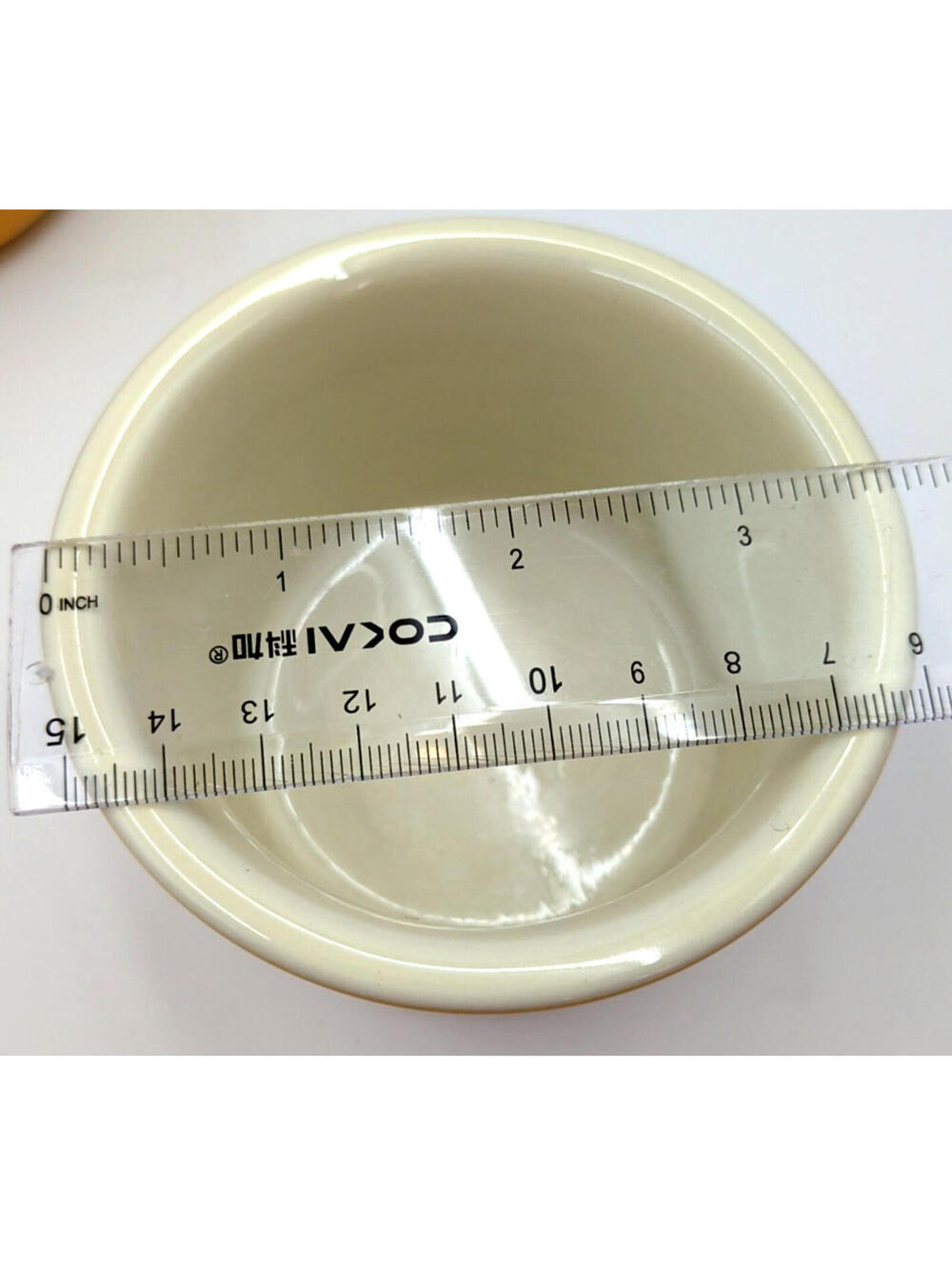 10 Cuisinart Chef's Classic 7.5OZ Warm Yellow Stoneware Ceramic Ramekins Discont - Picture 5 of 6